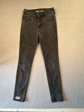 Old Navy Rockstar High Rise Skinny Jeans Gray Size 4 Petite